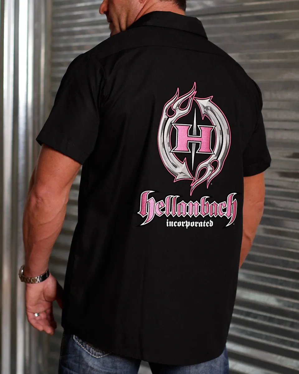 3D Work Shirt - Black/Pink