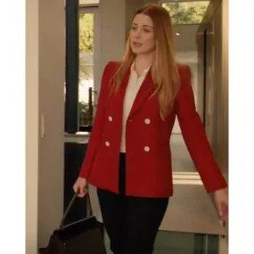 Alexandra Breckenridge Red Blazer