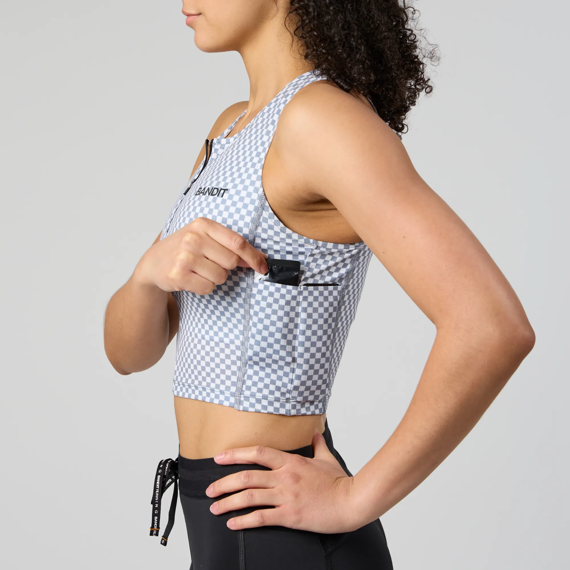 Ares Flex™ Zip Front Race Crop - Current Check