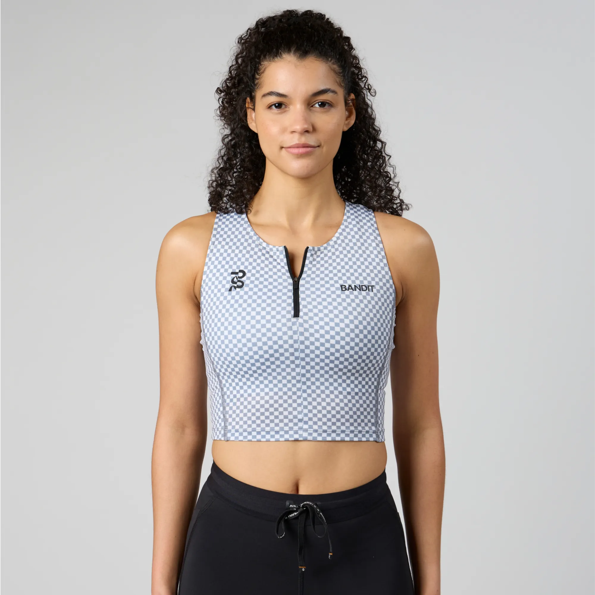 Ares Flex™ Zip Front Race Crop - Current Check