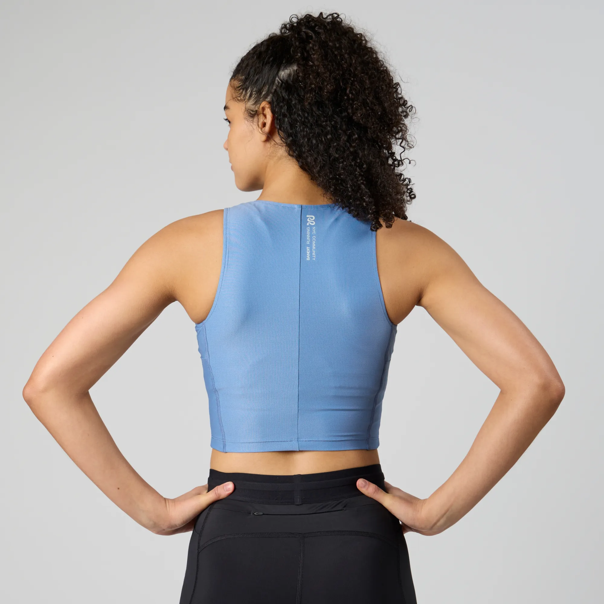 Ares Flex™ Zip Front Race Crop - Skyline