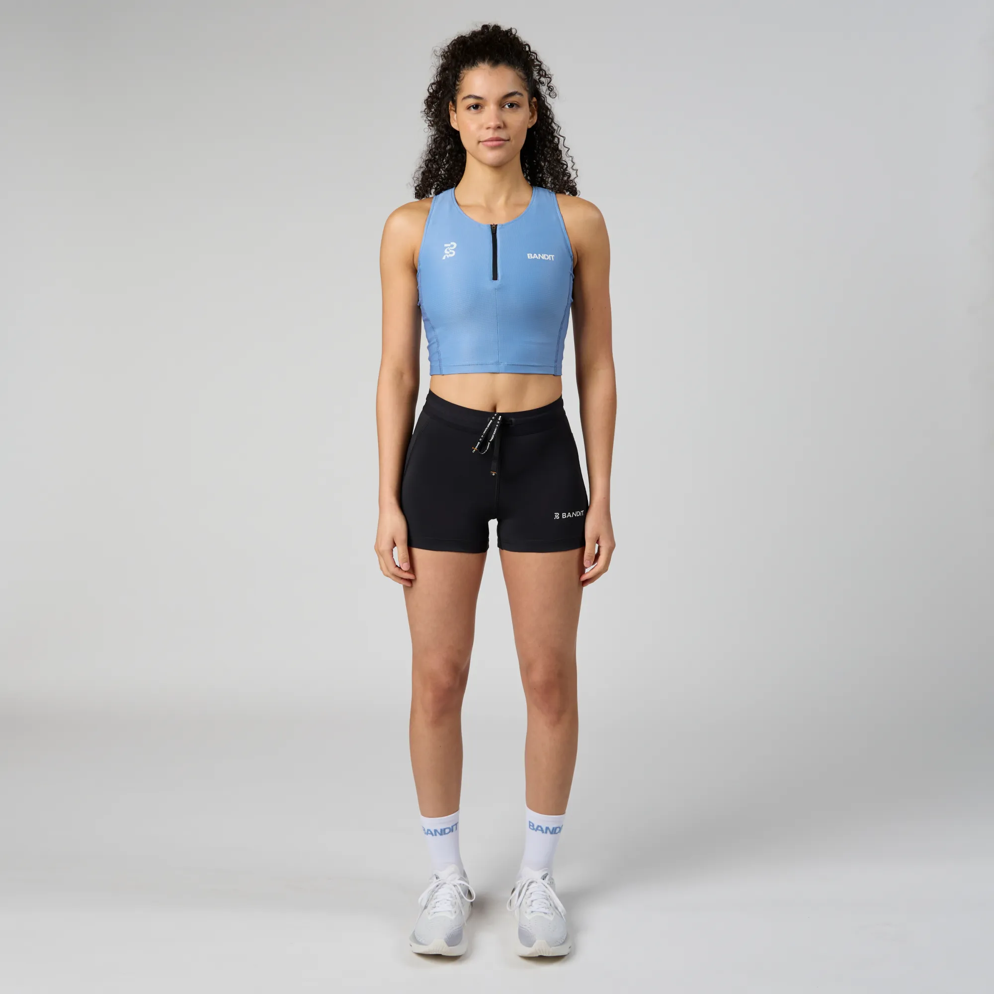 Ares Flex™ Zip Front Race Crop - Skyline