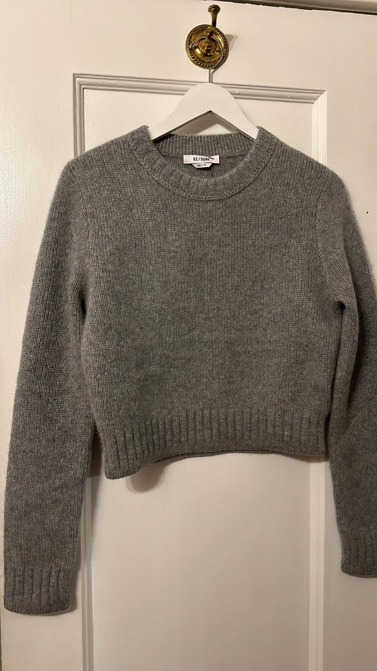 'Baby Crew' Cashmere Sweater