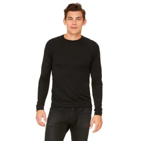 Bella   Canvas Unisex Black Lightweight Sweater