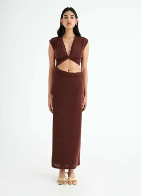 Benni Henri Twist Maxi Dress