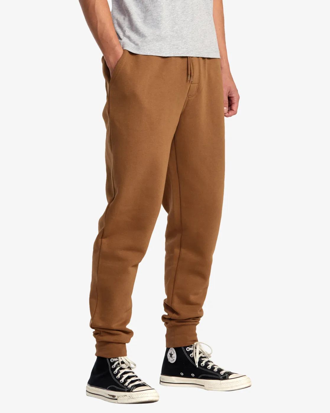 Big RVCA Sweatpants - Rawhide