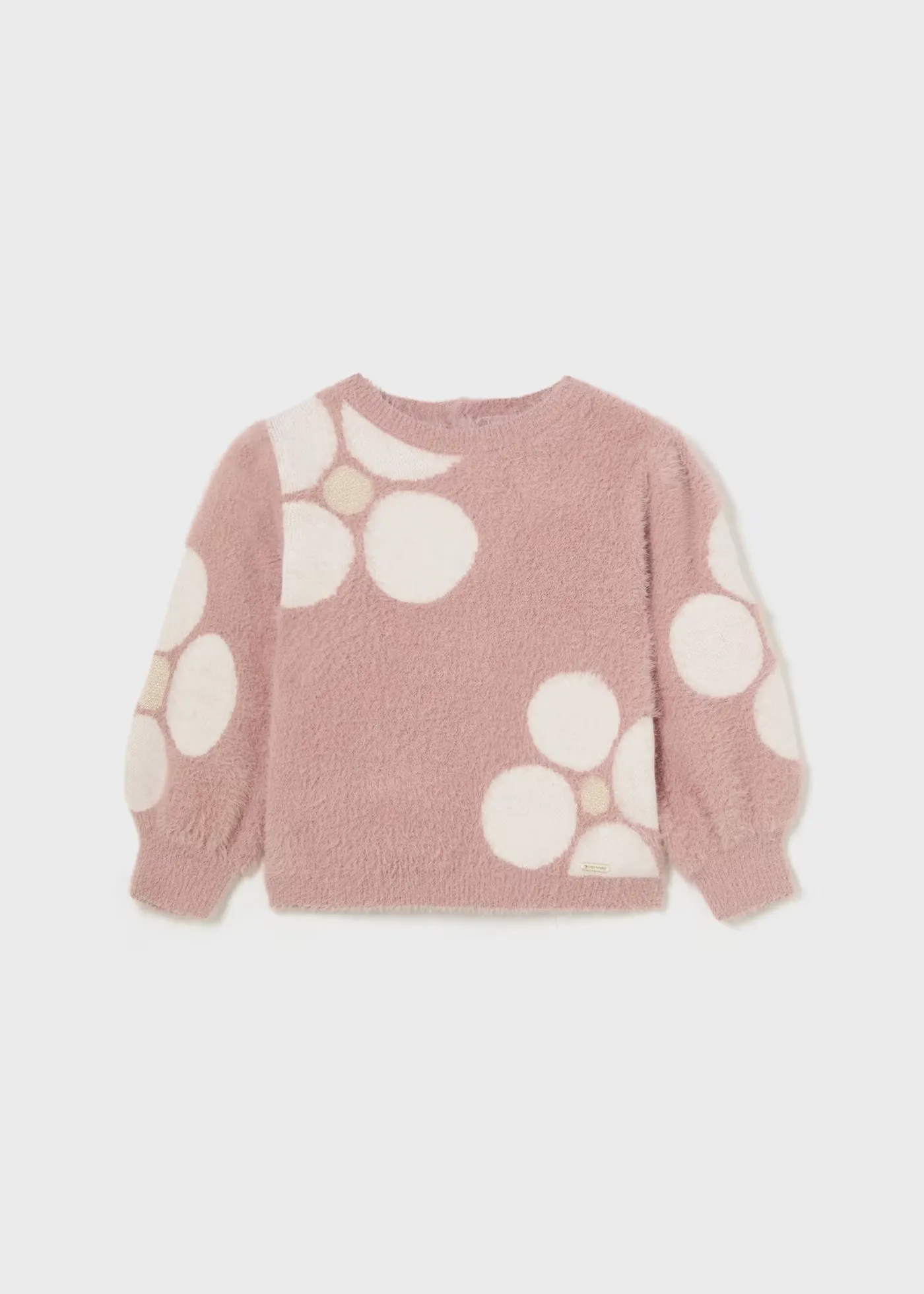 Blush Baby Flower Jacquard Sweater