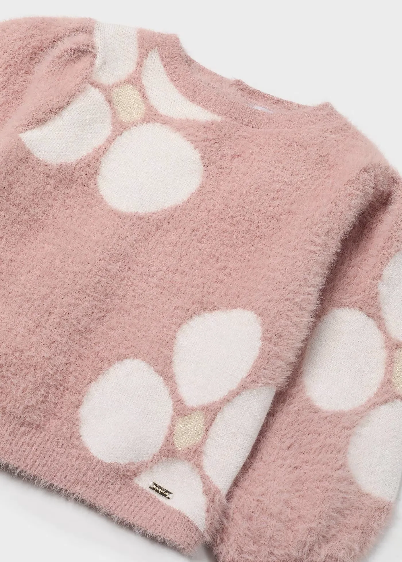 Blush Baby Flower Jacquard Sweater