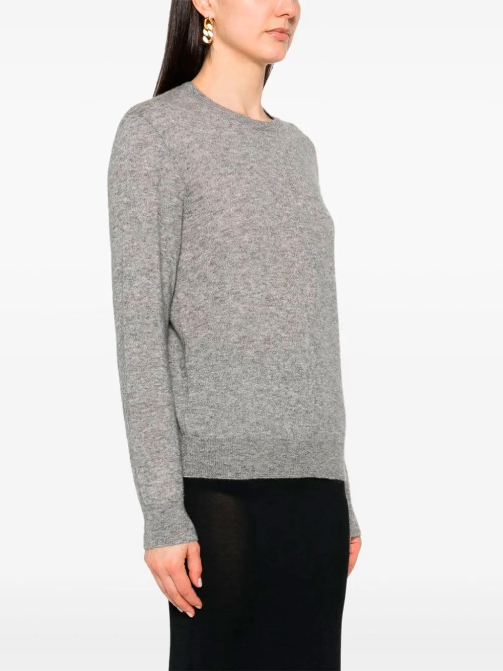 Cashmere and silk jumper