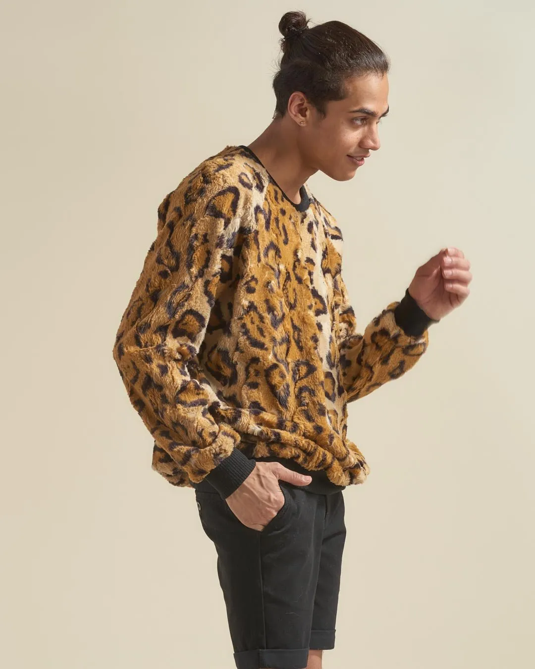 Cheetah ULTRA SOFT Faux Fur Sweater | Men's