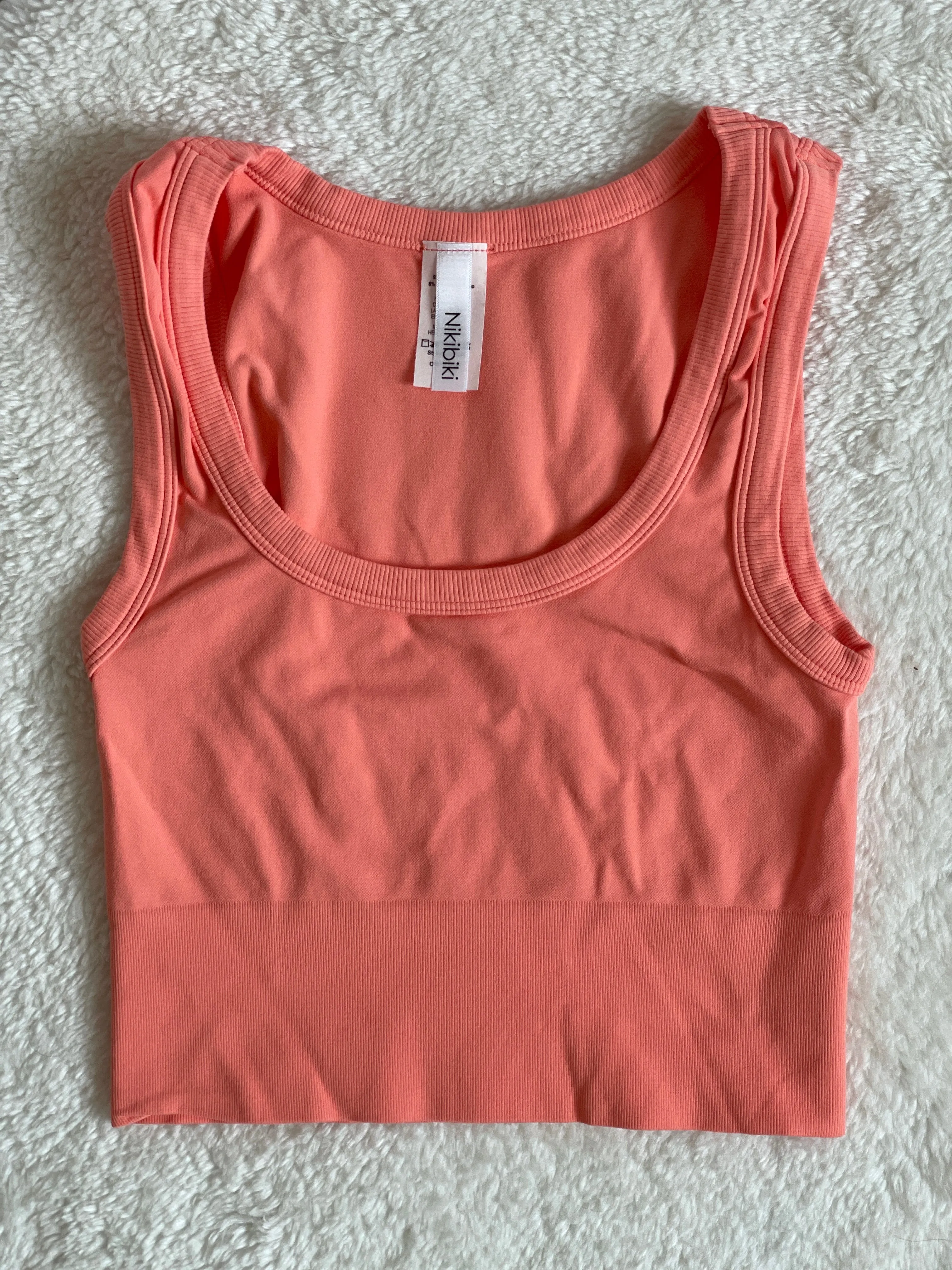 Deep Scoop Neck Crop Top - 3 colors