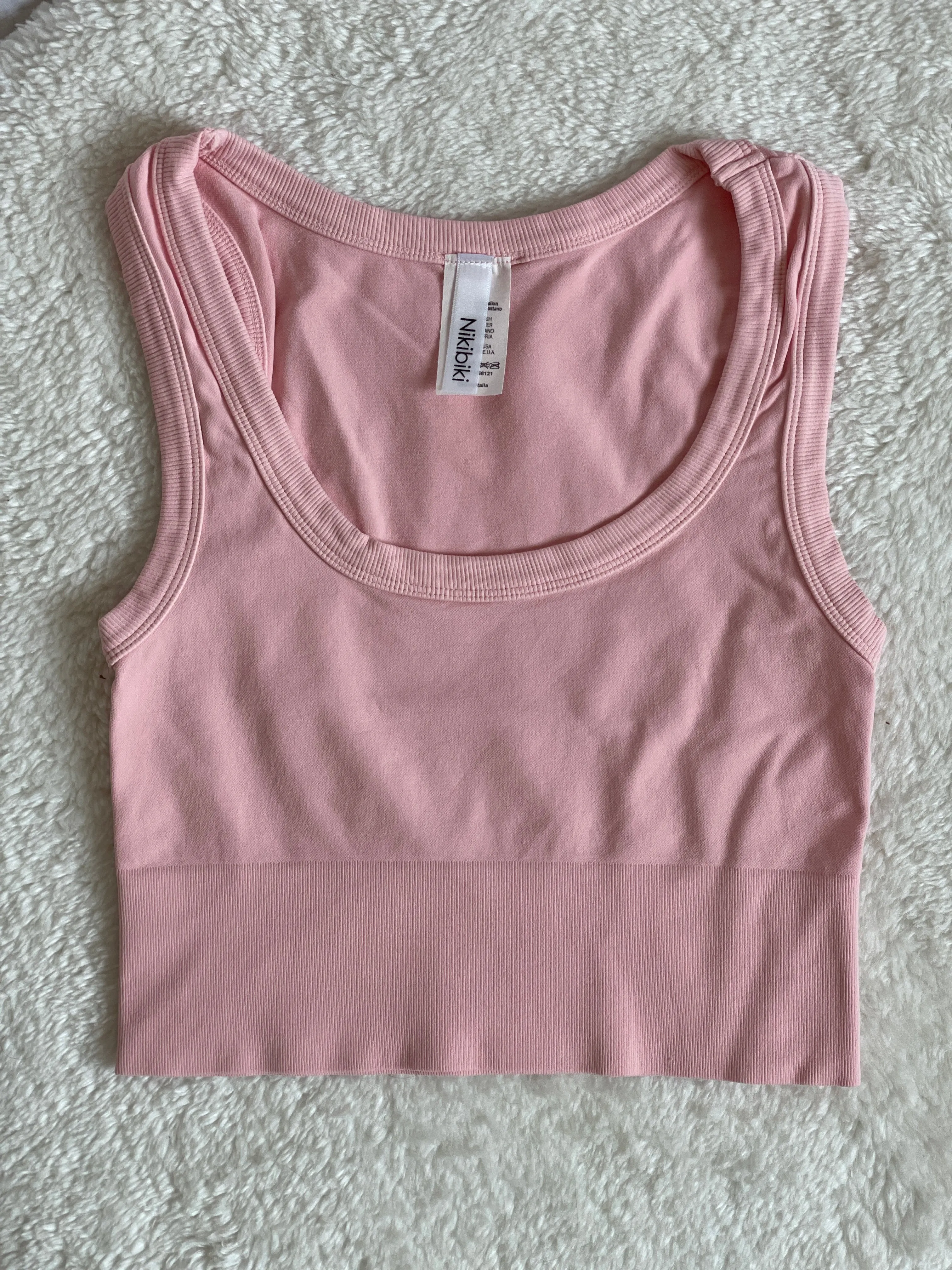 Deep Scoop Neck Crop Top - 3 colors