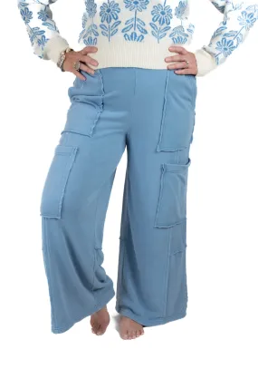 Denim Blue Oversized Pants