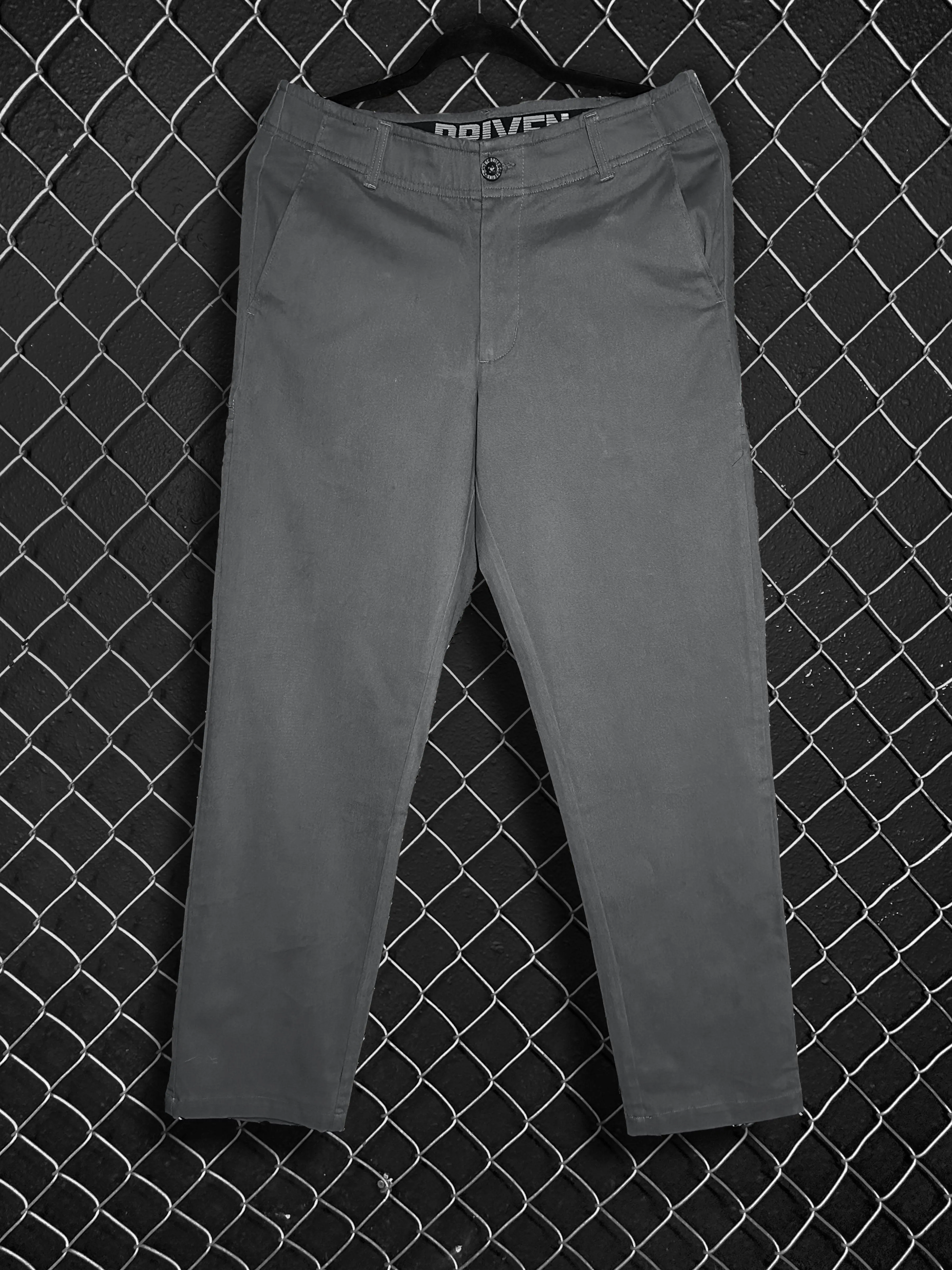 DRIVEN FLEX SMOKE GREY PANTS