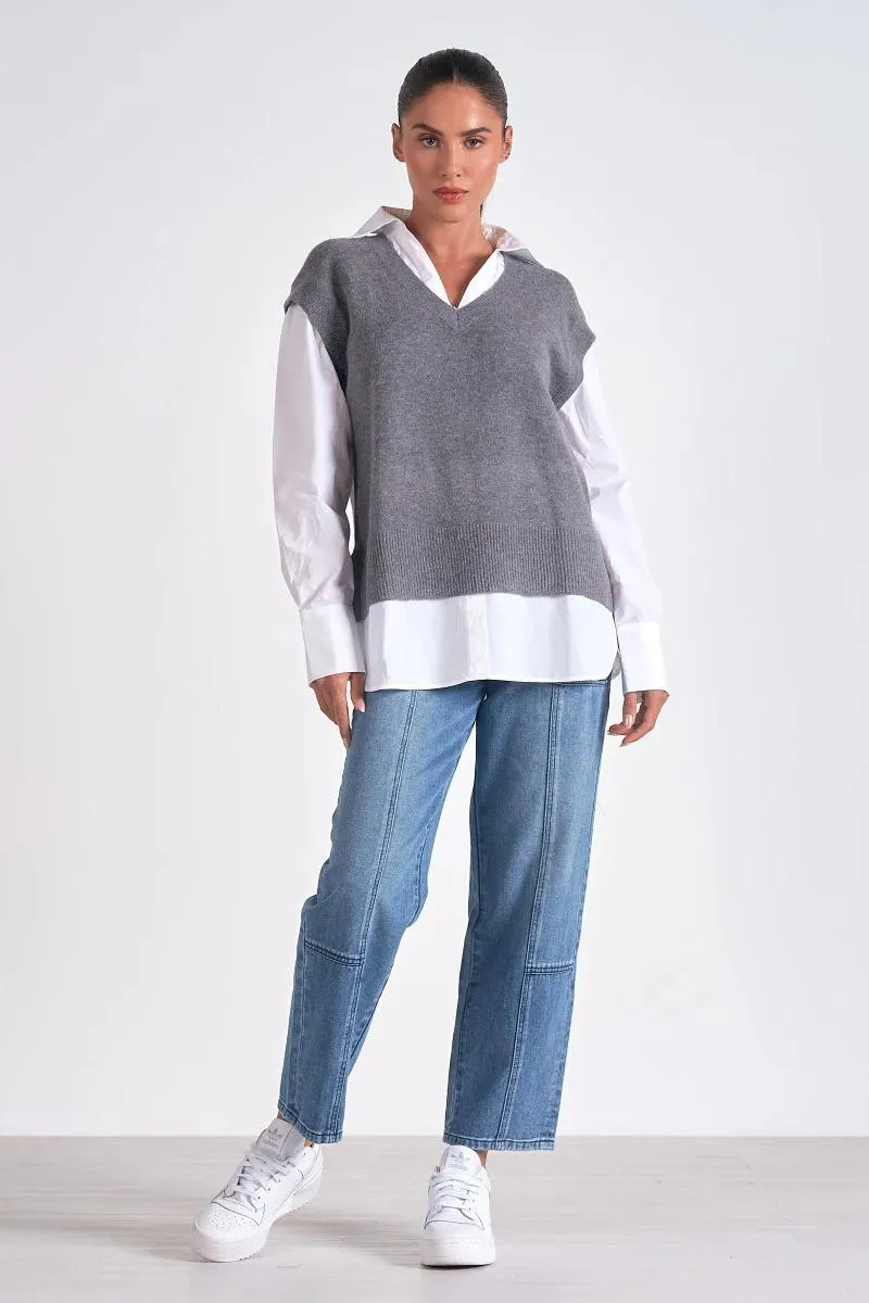 Elan Sweater Vest/Shirt