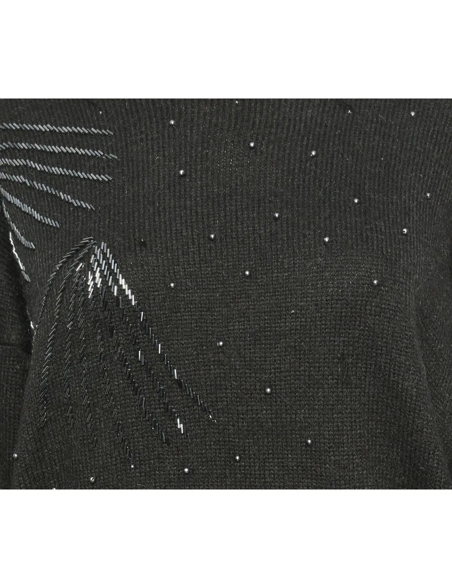 Embellished Jumper - M