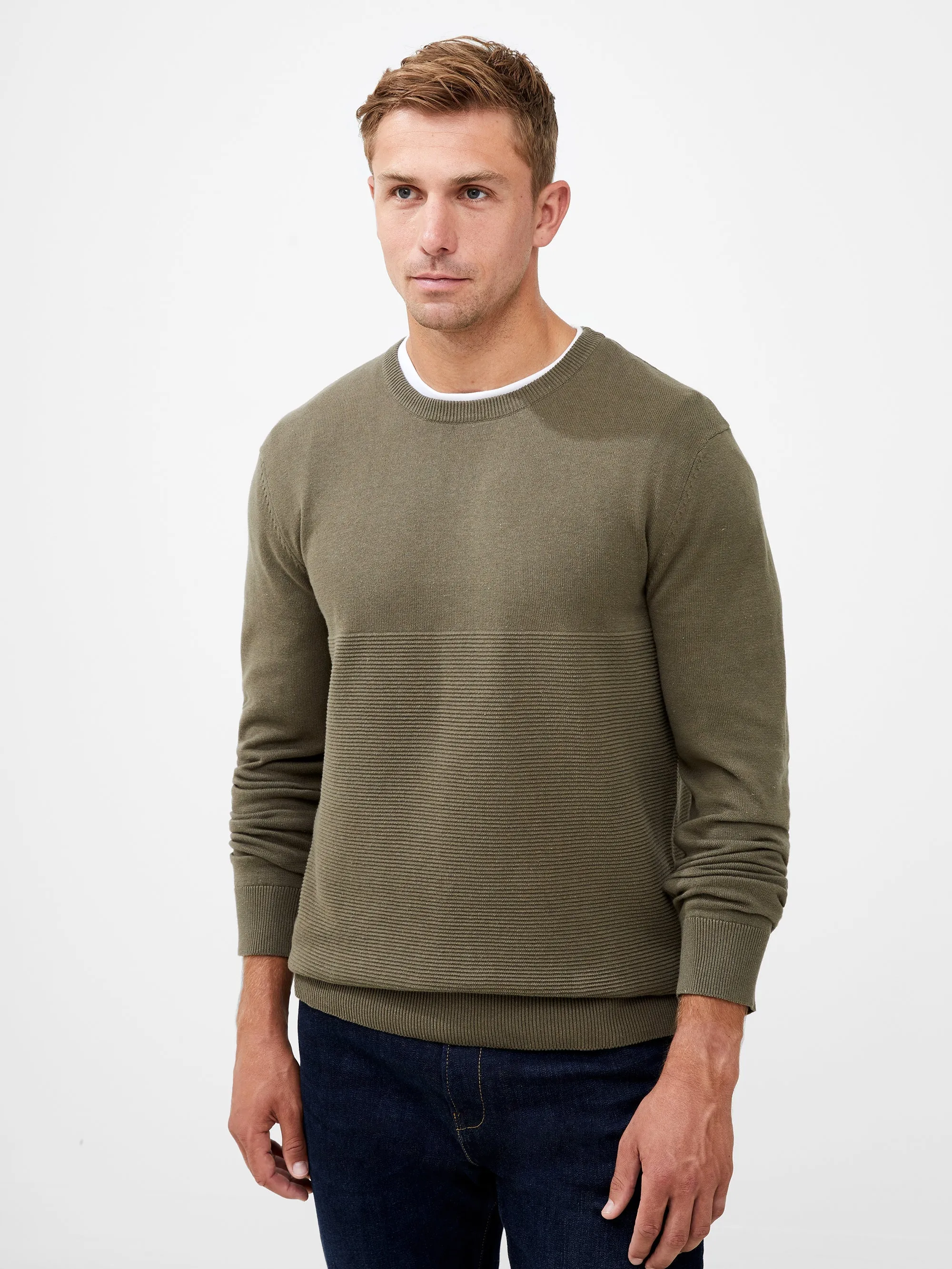 Engineered Ottoman Jumper