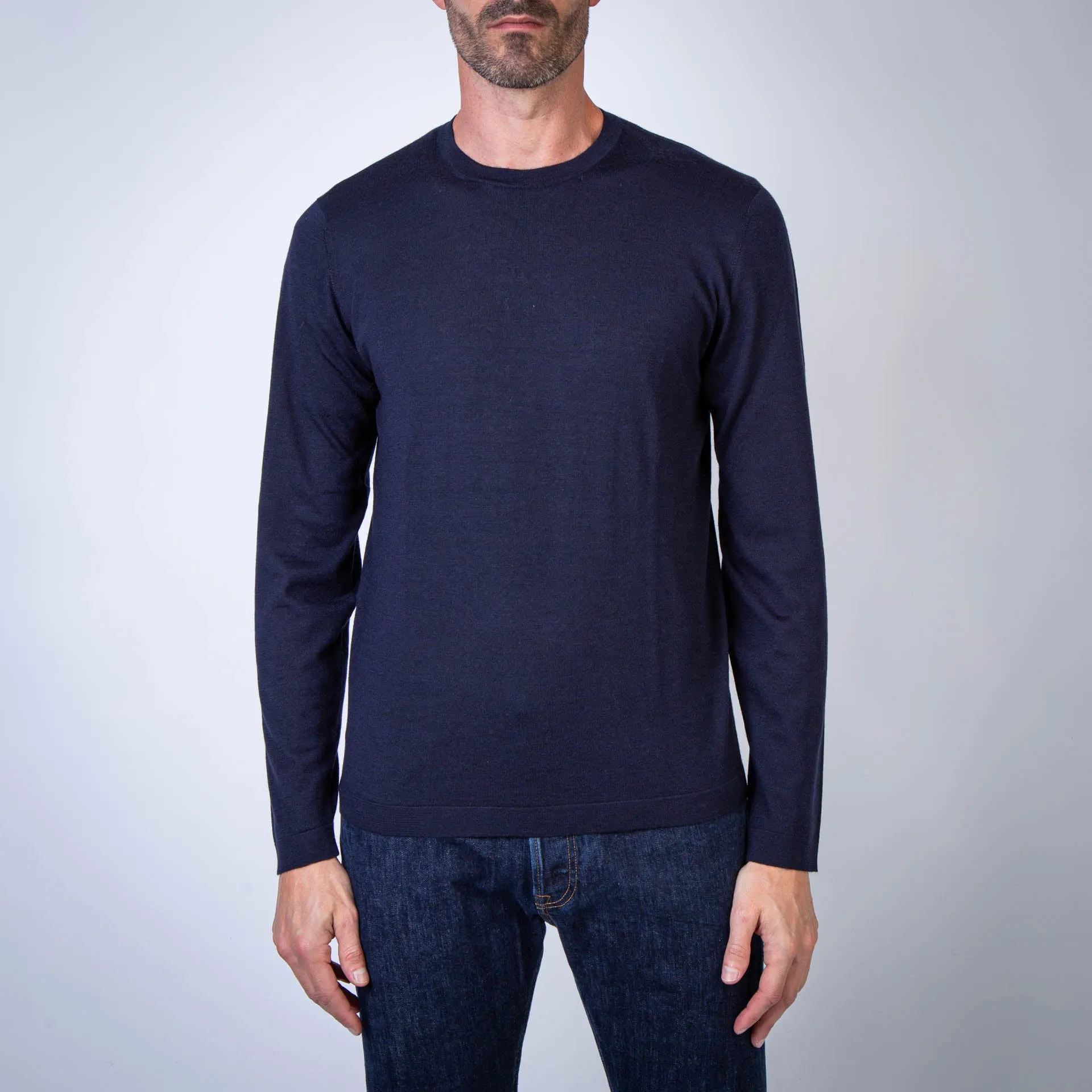 FILIPPO DE LAURENTIIS SWEATER TS0ML LSC18R 890 BLUE