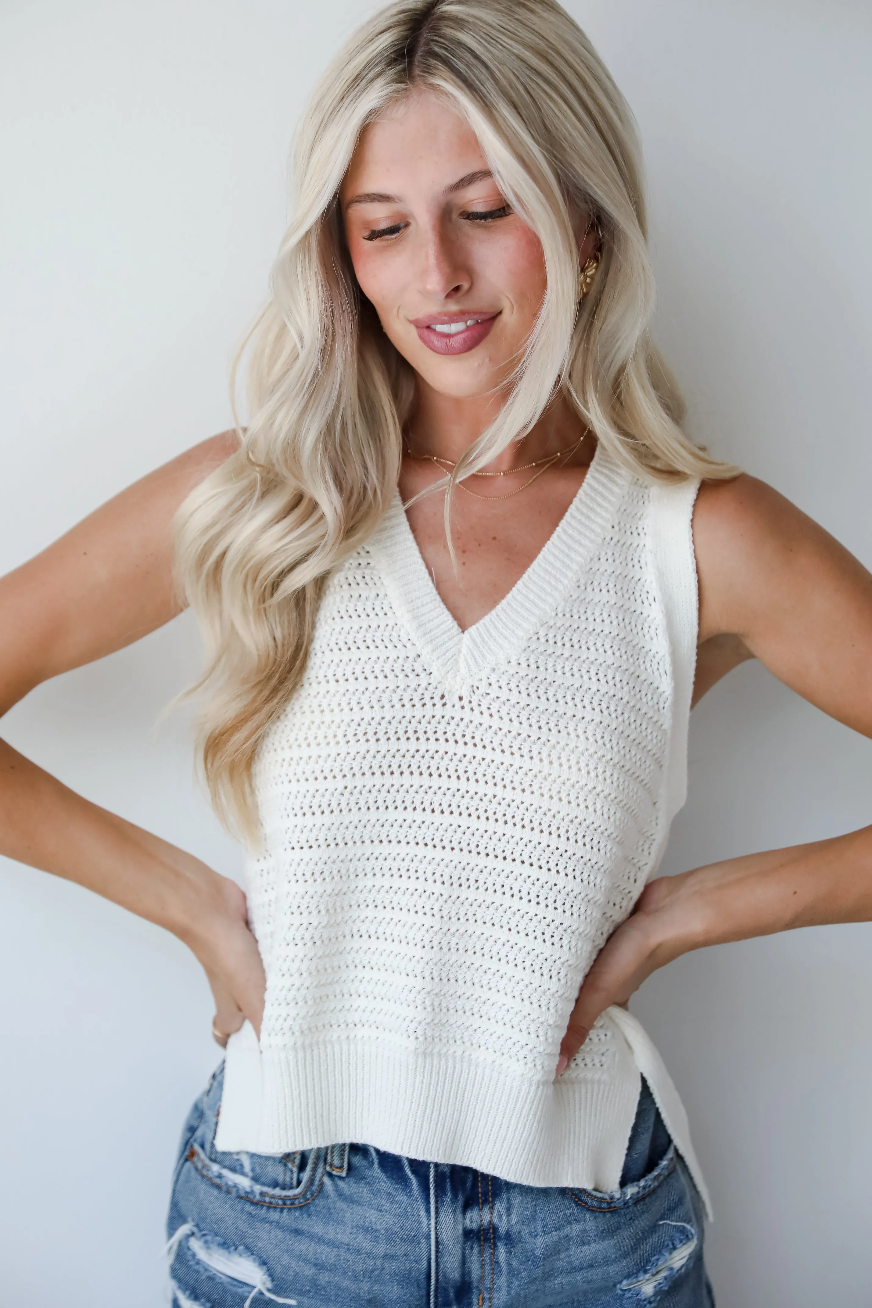 FINAL SALE - Casual Coziness Sweater Tank