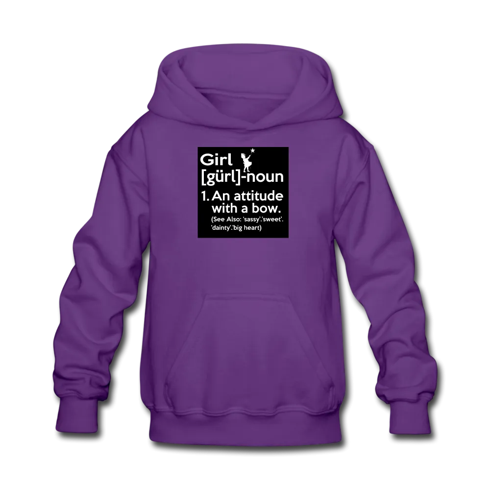 Girl Definition Kids' Hoodie For Girls