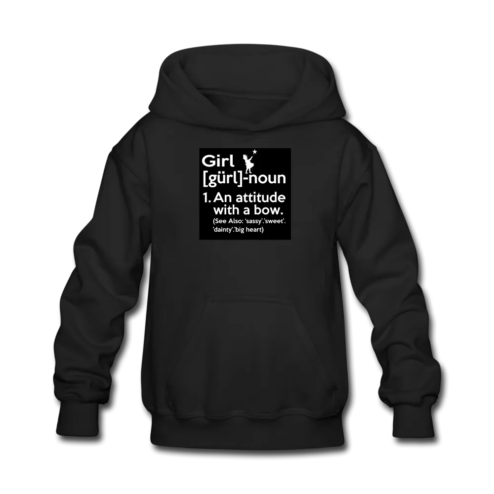 Girl Definition Kids' Hoodie For Girls