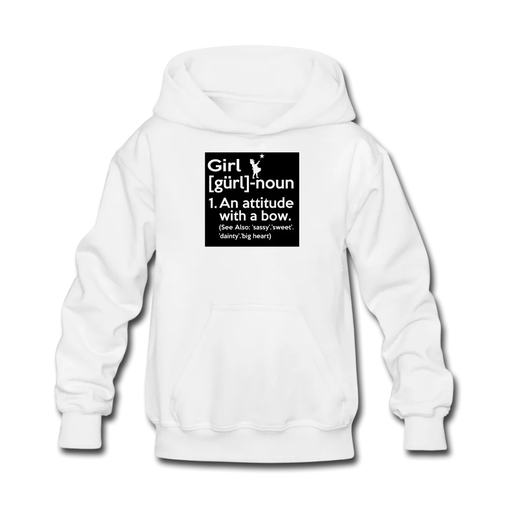 Girl Definition Kids' Hoodie For Girls