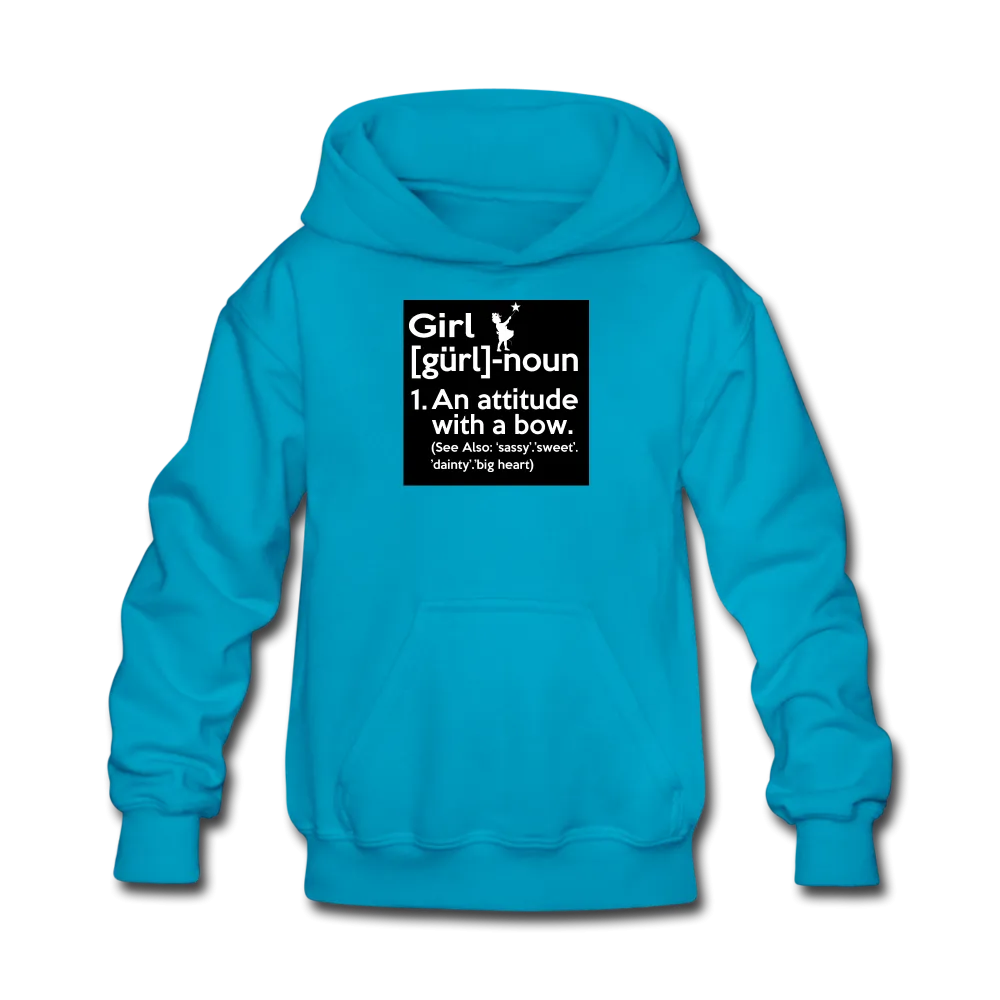 Girl Definition Kids' Hoodie For Girls