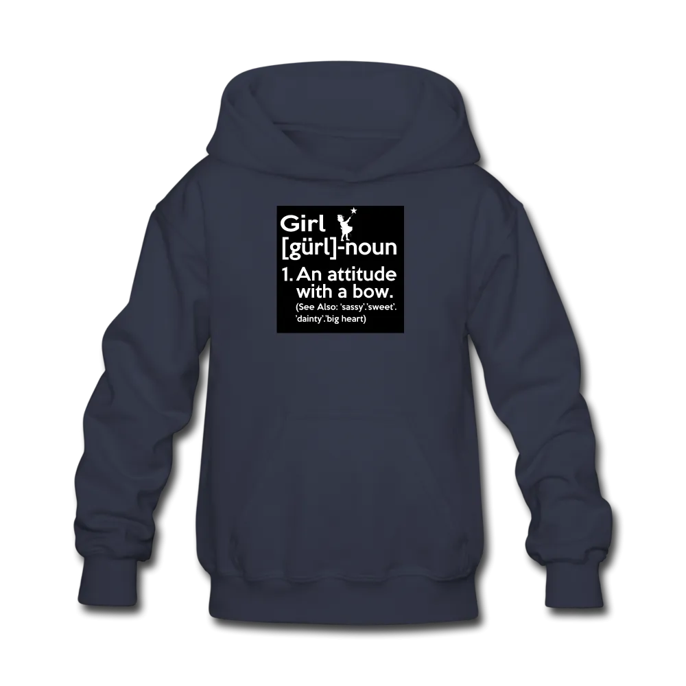 Girl Definition Kids' Hoodie For Girls