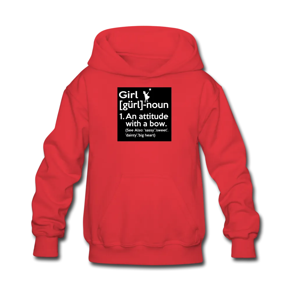 Girl Definition Kids' Hoodie For Girls