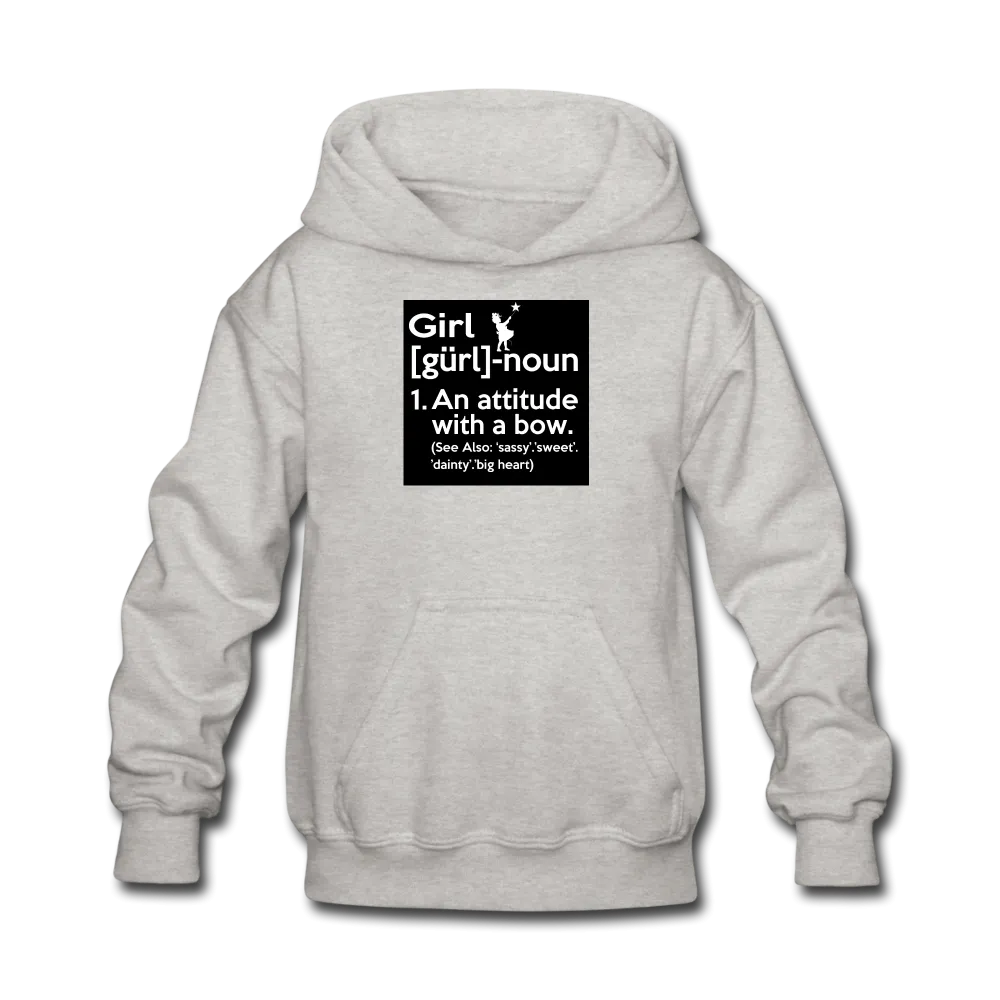 Girl Definition Kids' Hoodie For Girls