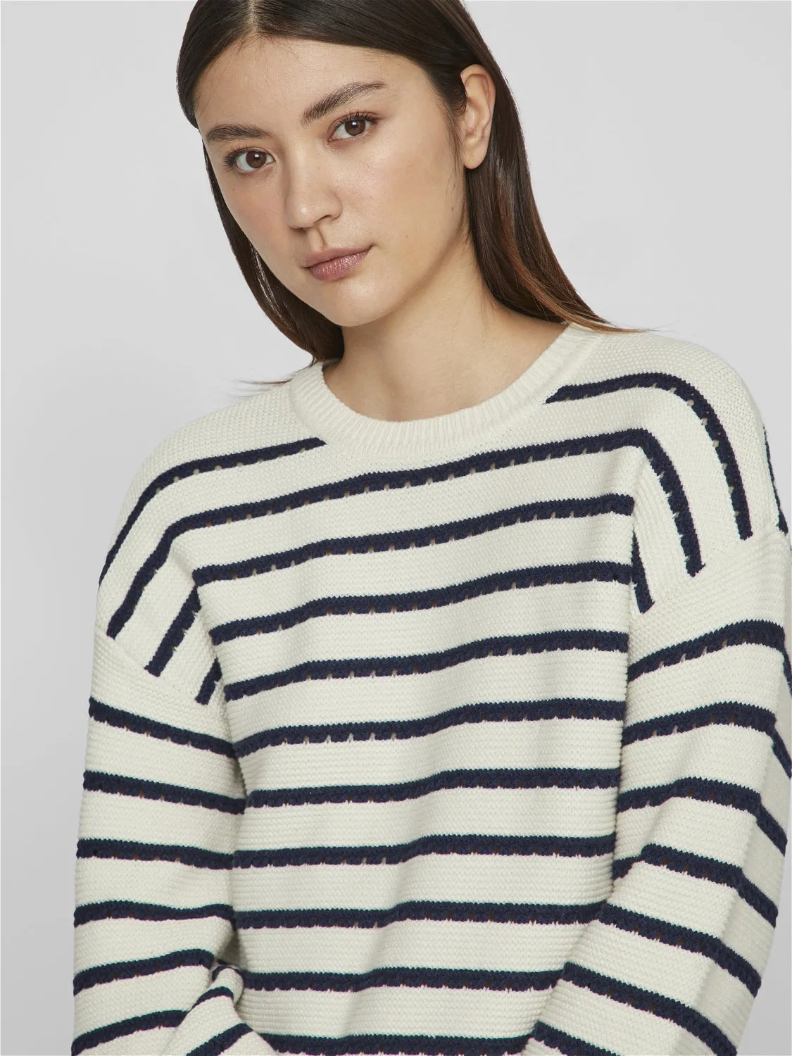 JOFFI STRIPE JUMPER (NAVY/CREAM)