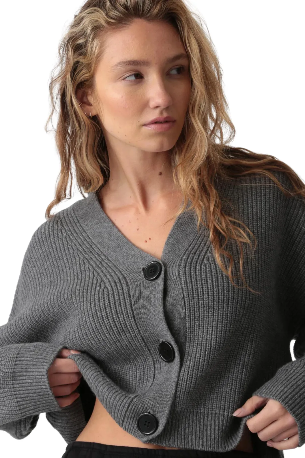 Katie Sweater , Heather Grey