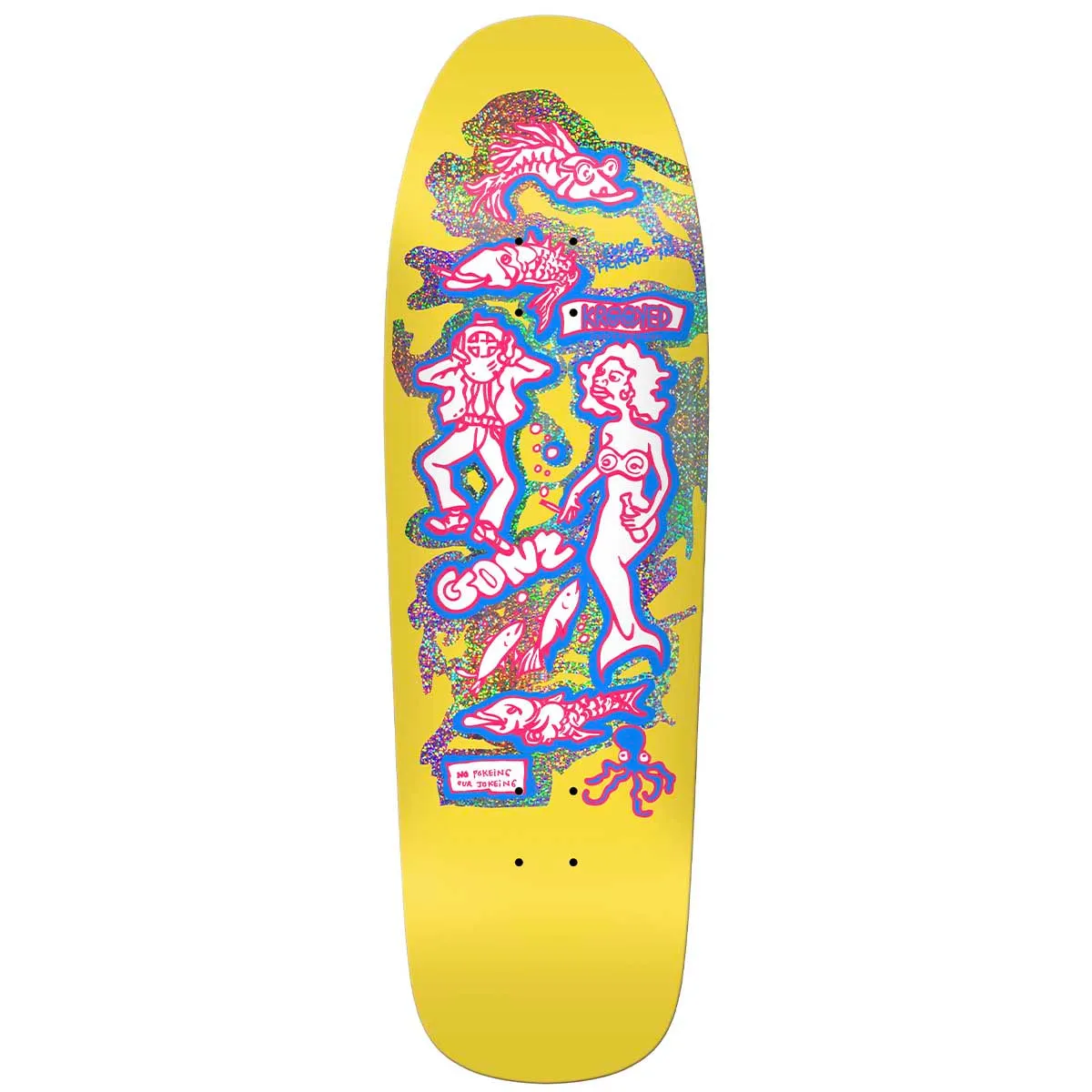 Krooked - Gonz Color My Friends LTD 9.81 Skateboard Deck