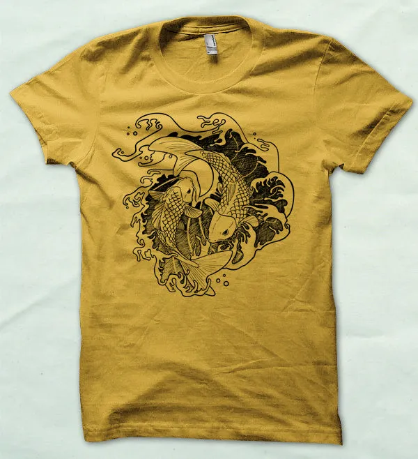 Made-to-Order Fighting Koi Fish T-Shirt