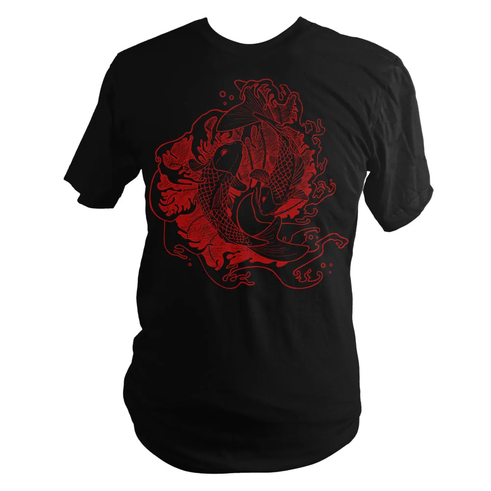 Made-to-Order Fighting Koi Fish T-Shirt