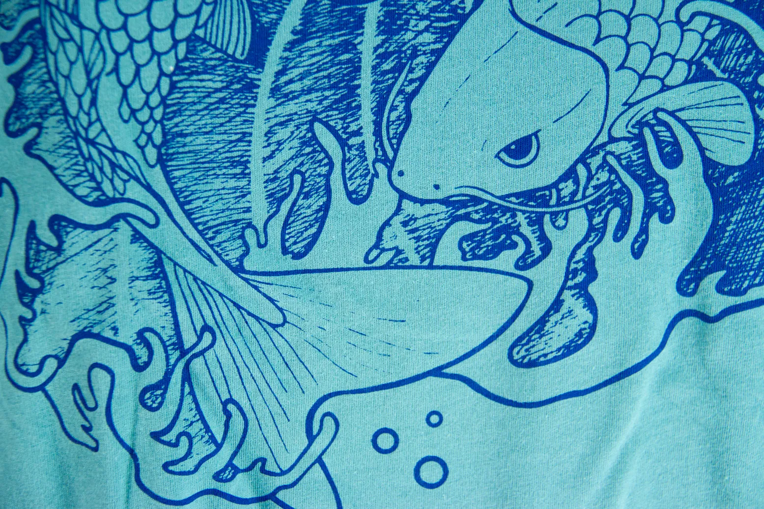 Made-to-Order Fighting Koi Fish T-Shirt