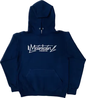 Maintain Blue Script Hoodie