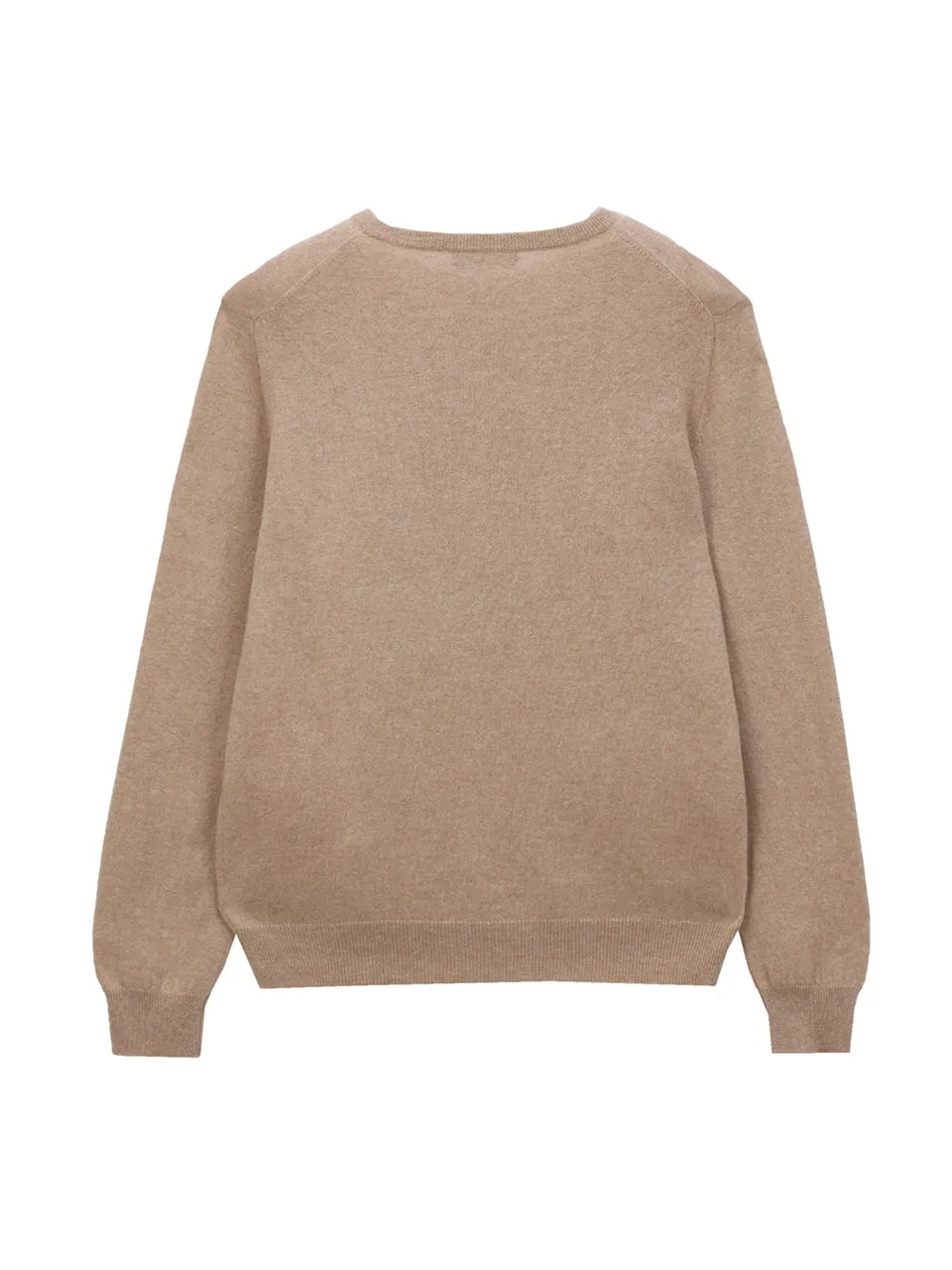 Men Crew Neck Sweater_Camel