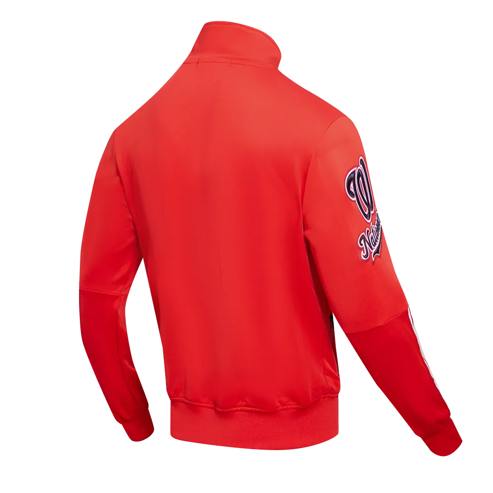 MLB WASHINGTON NATIONALS CLASSIC MEN'S DK TRACK JACKET (RED)