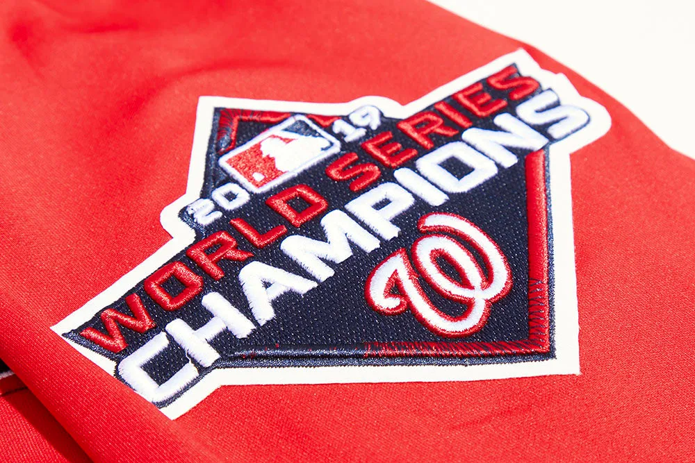 MLB WASHINGTON NATIONALS CLASSIC MEN'S DK TRACK JACKET (RED)