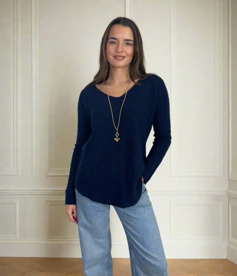 Navy Super Soft Ria Jumper