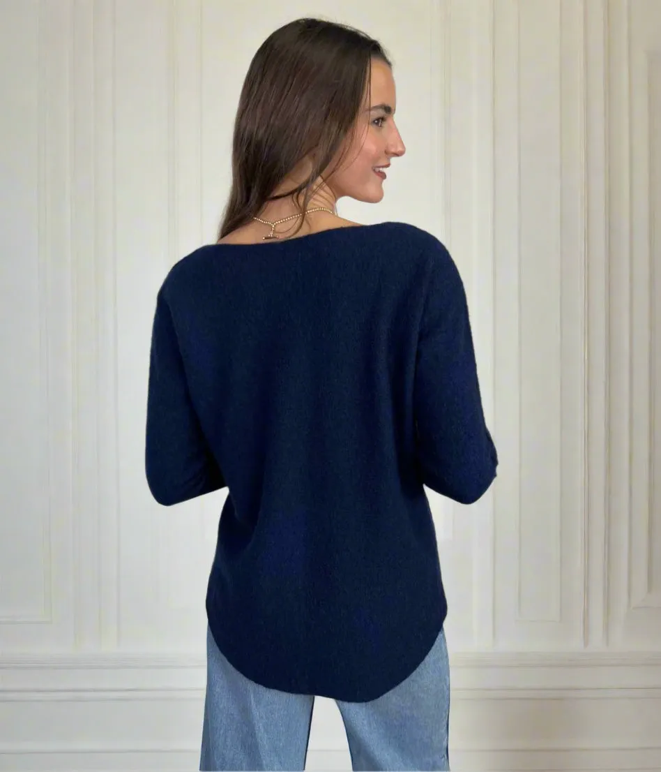 Navy Super Soft Ria Jumper