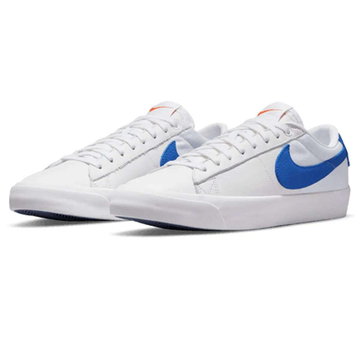 Nike SB Blazer GT Orange Label ISO - White Leather/Blue DH5675-100