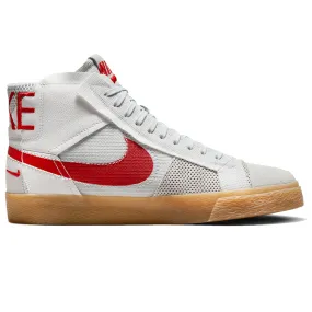 Nike SB Blazer Mid Premium - Summit White/Red FD5113-100