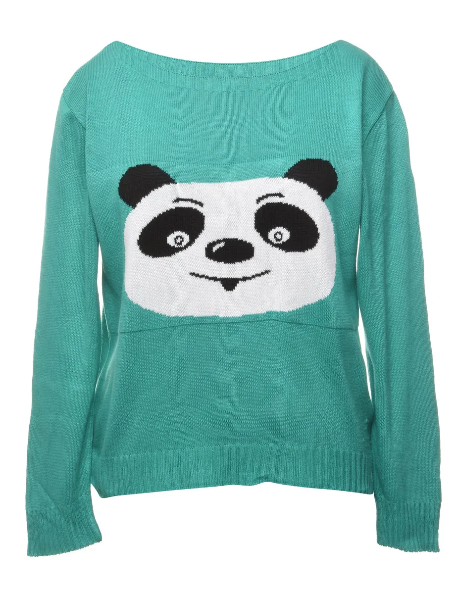 Panda Design Fine Knit Jumper - L