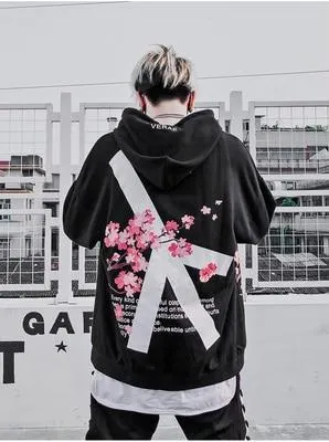 Peace Cherry Blossom Hoodie