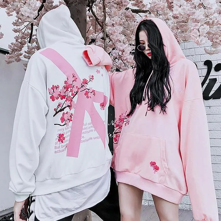 Peace Cherry Blossom Hoodie