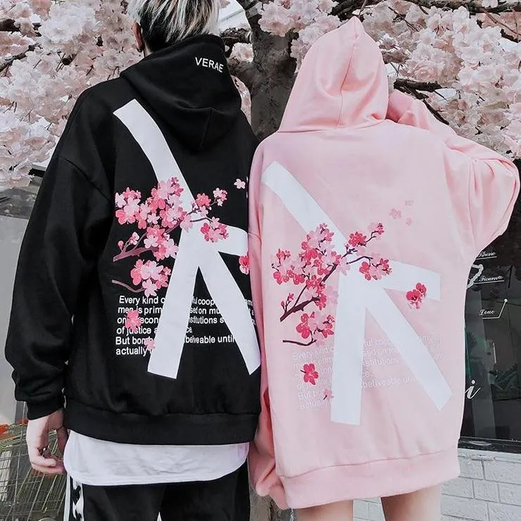 Peace Cherry Blossom Hoodie