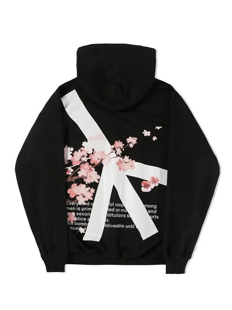 Peace Cherry Blossom Hoodie