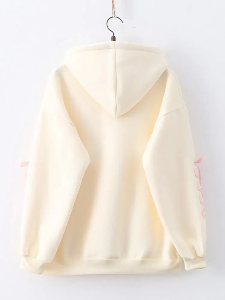 Peach Milk Bunnies Hoodie